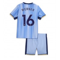 Camisa de Futebol Tottenham Hotspur Timo Werner #16 Equipamento Secundário Infantil 2024-25 Manga Curta (+ Calças curtas)